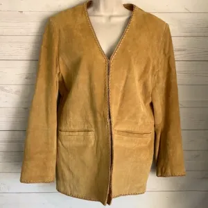 Terry Lewis Luxuries M Genuine Suede Tan Jacket