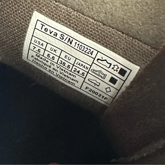 Teva Ellery Waterproof Leather Ankle Boots w/ Protalus M-100 insoles.