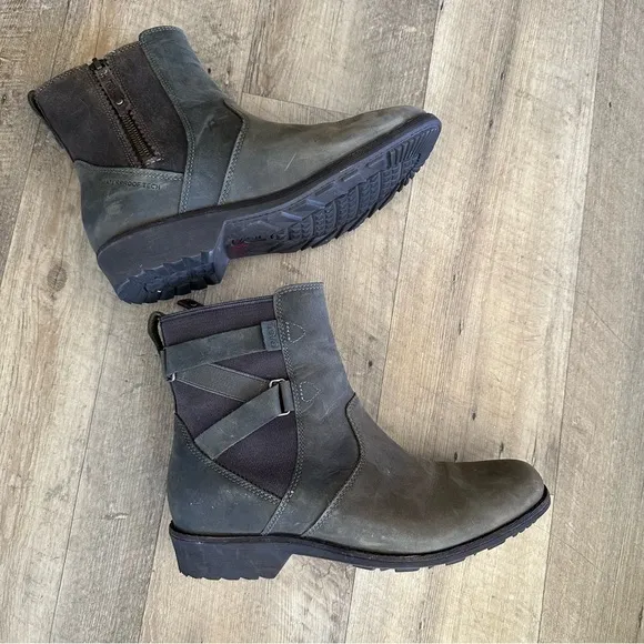 Teva Ellery Waterproof Leather Ankle Boots w/ Protalus M-100 insoles.
