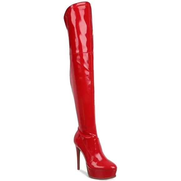 Thalia Sodi Women's Silena Over-The-Knee Platform Boots Size 7