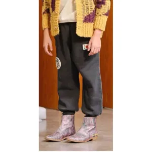 The Animals Observatory Kids Size 35 Glitter Coyote Boots Pink‎