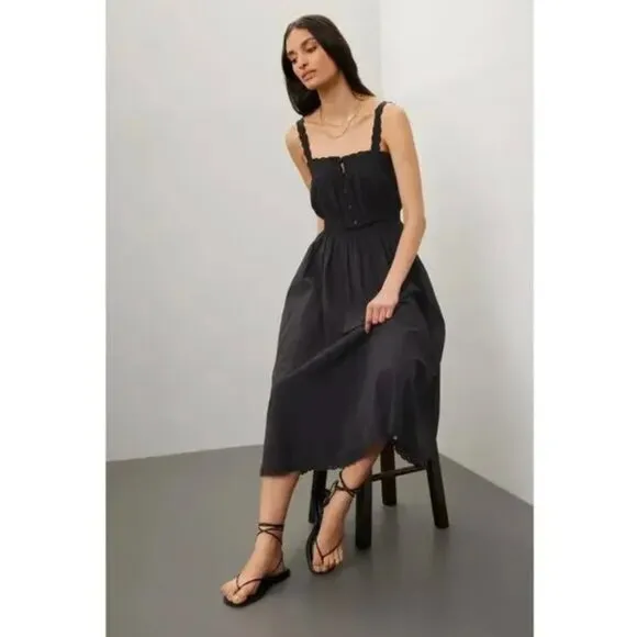 The Great. Cache Midi Dress - size 2 (M)