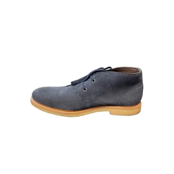The Men's Store at Bloomingdale's Men's Leather Chukka Boots Suede Navy Size 7