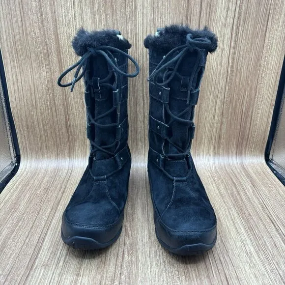 THE NORTH FACE Abby Women's Snow Boots Size 9 Sherpa Lined Prima Loft 200 Gram
