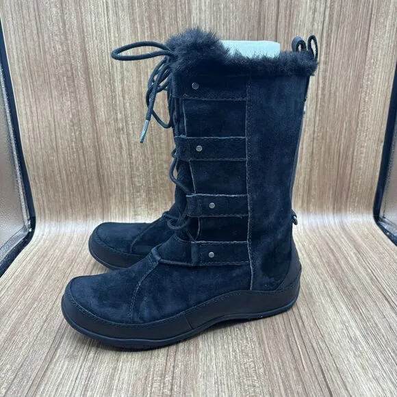 THE NORTH FACE Abby Women's Snow Boots Size 9 Sherpa Lined Prima Loft 200 Gram