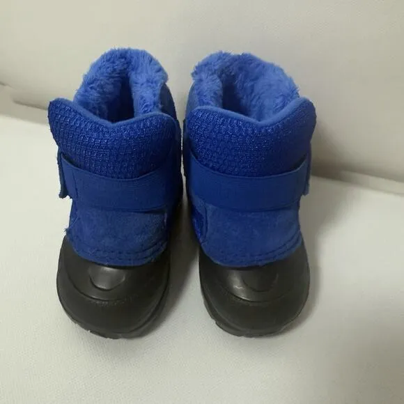 The North Face Alpenglow II Toddler Boots Waterproof Blue Suede Unisex Size 4
