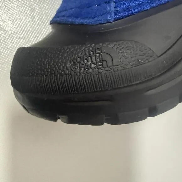 The North Face Alpenglow II Toddler Boots Waterproof Blue Suede Unisex Size 4