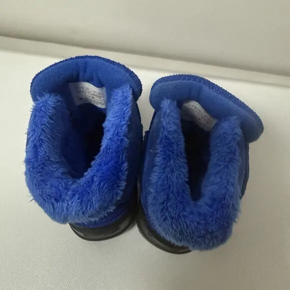 The North Face Alpenglow II Toddler Boots Waterproof Blue Suede Unisex Size 4