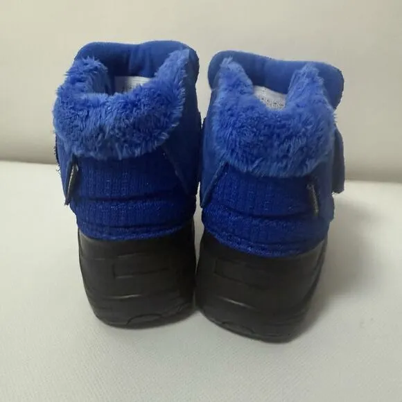 The North Face Alpenglow II Toddler Boots Waterproof Blue Suede Unisex Size 4