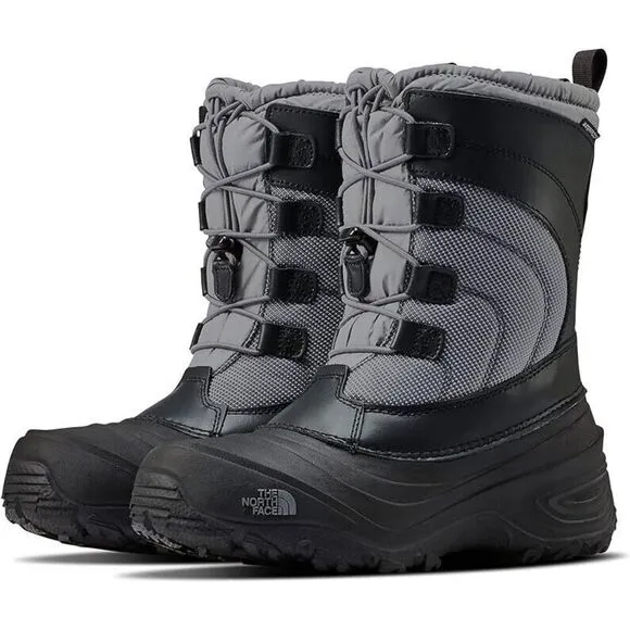 The North Face Alpenglow IV NF0A2T5PG69-040 Kids Gray Snow Boots Size 4 MOO124
