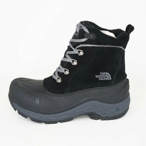 The North Face B CHILKATS LACE Boys Boots Winter Black Waterproof AX0Y0L0-4