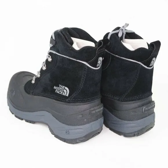 The North Face B CHILKATS LACE Boys Boots Winter Black Waterproof AX0Y0L0-4