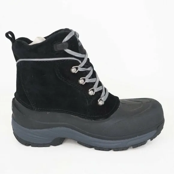 The North Face B CHILKATS LACE Boys Boots Winter Black Waterproof AX0Y0L0-4