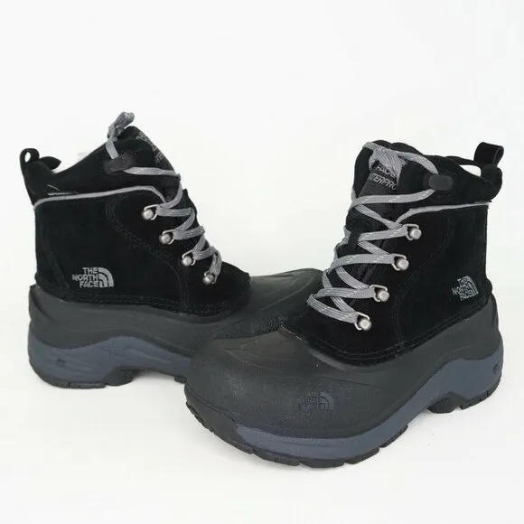 The North Face B CHILKATS LACE Boys Boots Winter Black Waterproof AX0Y0L0-4