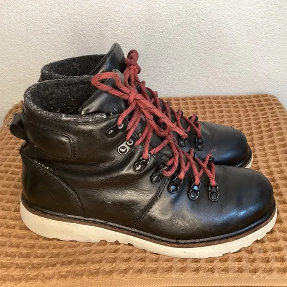The North Face Ballard Boots Black Men’s Size‎ 8 Mountain Hiking Boots Primaloft