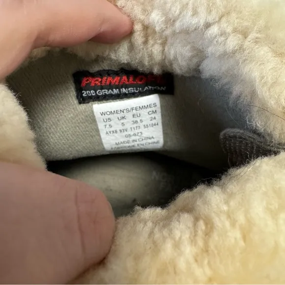 The North Face Primaloft 200 Gram Insulation Snow Waterproof Boots Women's 7.5