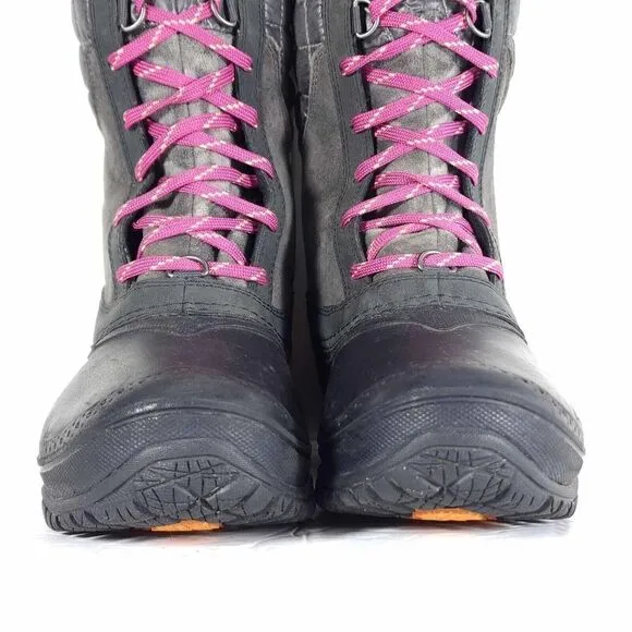 The North Face Women’s Thermoball Utility US 7 Gray Lace Up Winter Snow Boots