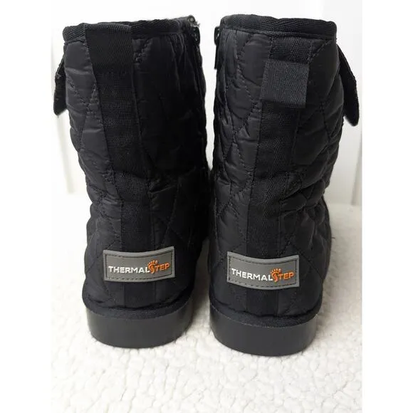 Thermal Step black Heated winter boots M 9.5, W11