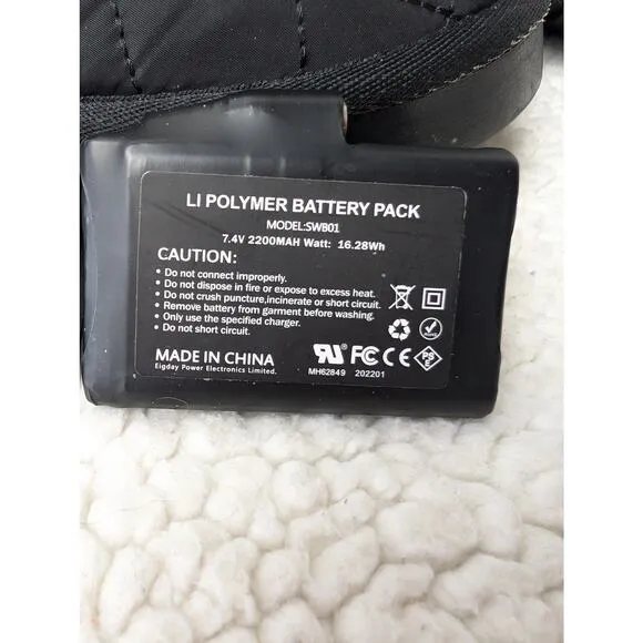 Thermal Step black Heated winter boots M 9.5, W11