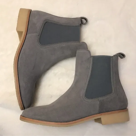 Thursday Boot &amp; Co gray suede chelsea boots