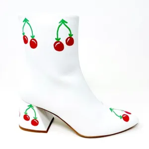 Thursday Boot Co Womens Cherry White Handcrafted Leather Boots
