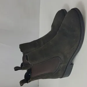 Thursday Boot Company Duchess Suede Dark Olive Women's Ankle Boots