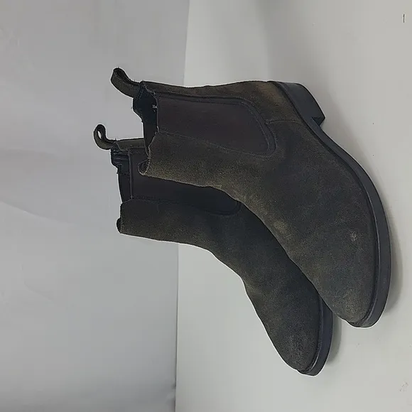 Thursday Boot Company Duchess Suede Dark Olive Women's Ankle Boots