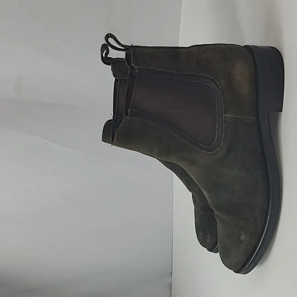 Thursday Boot Company Duchess Suede Dark Olive Women's Ankle Boots