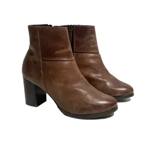 Thursday Boots - Antique Claret Modern Ankle Heel Boots 11‎