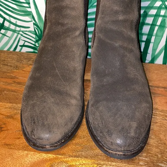 Thursday Boots Dark Brown Suede Chelsea Boots Women’s 7.5