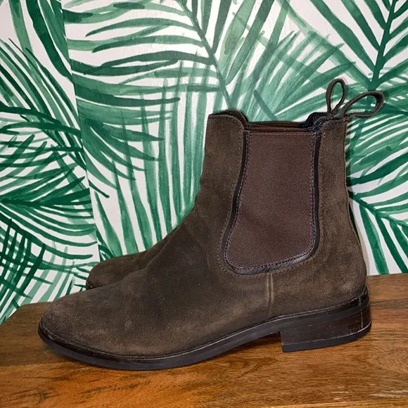 Thursday Boots Dark Brown Suede Chelsea Boots Women’s 7.5