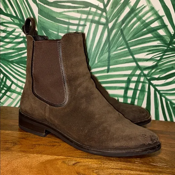 Thursday Boots Dark Brown Suede Chelsea Boots Women’s 7.5