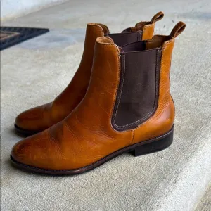 Thursday Boots mens 9.5 brown leather Chelsea boots EUC