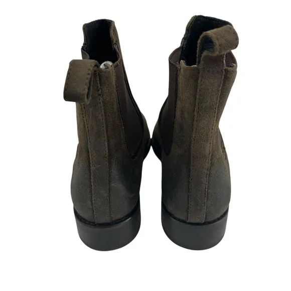 Thursday Duchess Chelsea Boots Grey Suede Size 5