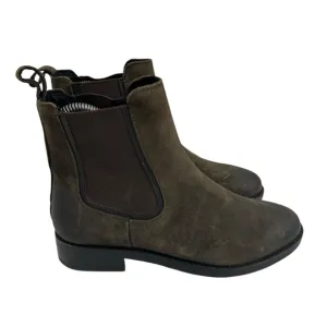 Thursday Duchess Chelsea Boots Grey Suede Size 5