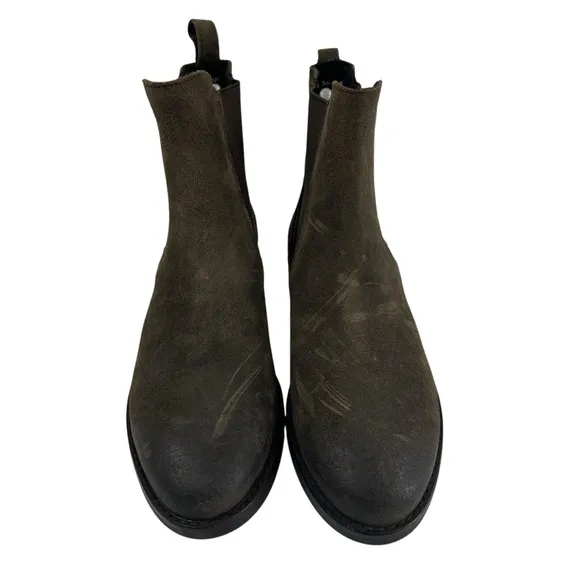 Thursday Duchess Chelsea Boots Grey Suede Size 5