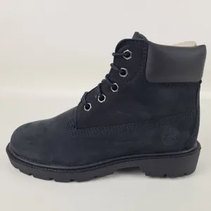 Timberland 6 In Classic Waterproof Boots Black Little Kids SZ 3 Y