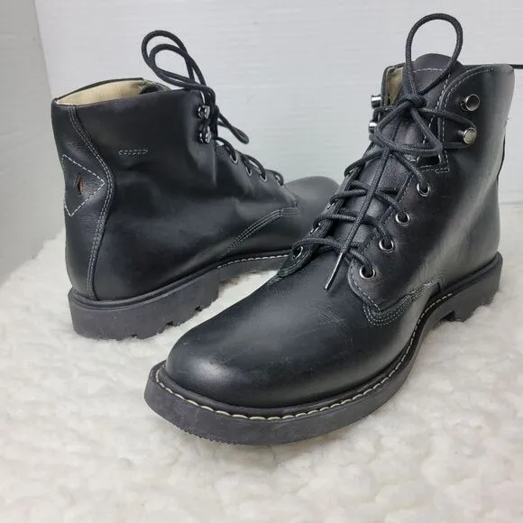 Timberland Belanger Boots Men's Size 8.5 Ek  6-inch Waterproof Black Leather