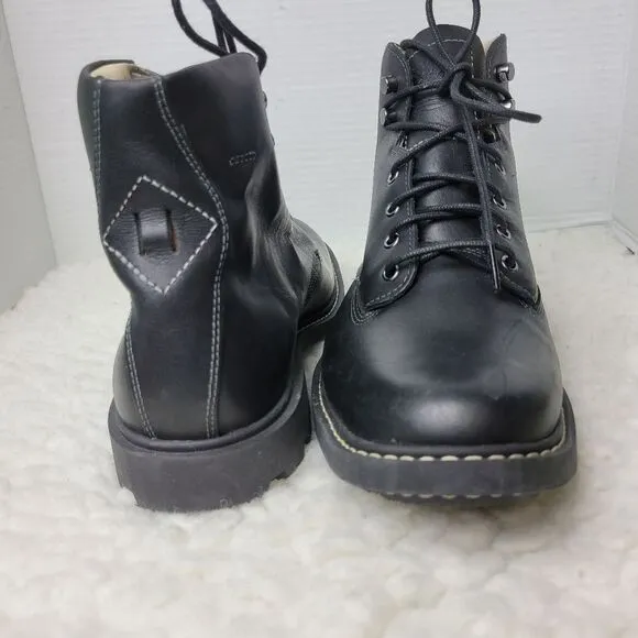 Timberland Belanger Boots Men's Size 8.5 Ek  6-inch Waterproof Black Leather
