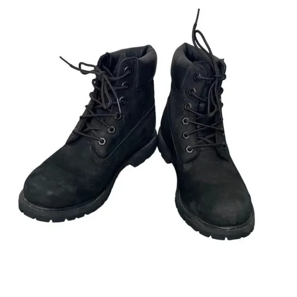 TIMBERLAND Black Waterproof Boots Size 7
