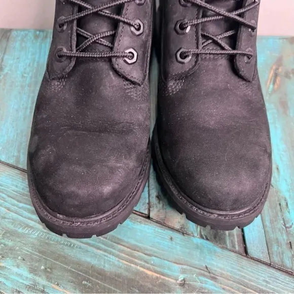 TIMBERLAND Black Waterproof Boots Size 7