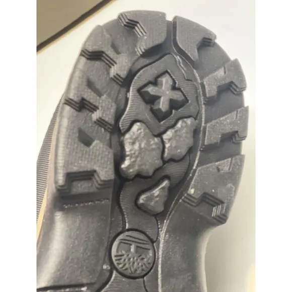 Timberland Boots Boys 5.5 Black Brown Hiking Boots Waterproof New