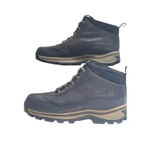 Timberland Boots Boys 5.5 Black Brown Hiking Boots Waterproof New