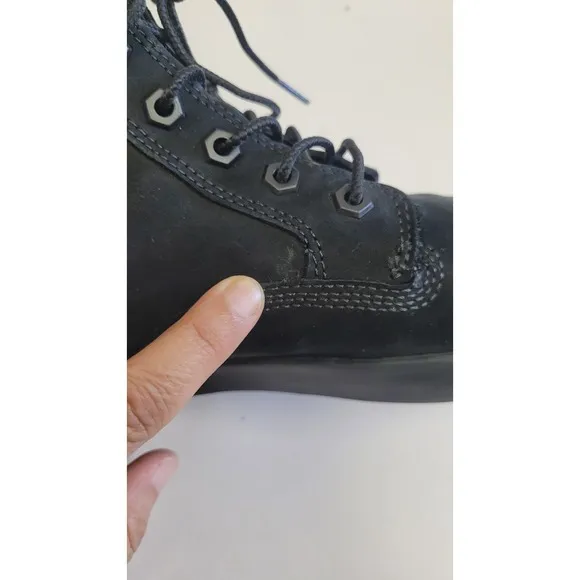 Timberland Boots Dausette Sneakers Black Nubuck Leather Lace Up  Women's Size 9