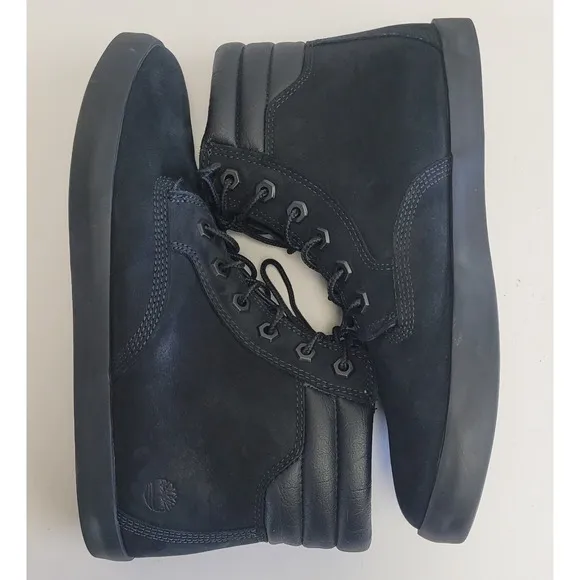 Timberland Boots Dausette Sneakers Black Nubuck Leather Lace Up  Women's Size 9