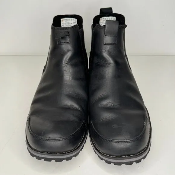 Timberland Boots Mens Size 13 Black Leather Earthkeepers Chelsea Waterproof