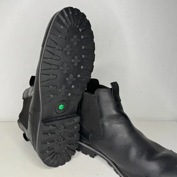 Timberland Boots Mens Size 13 Black Leather Earthkeepers Chelsea Waterproof