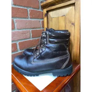 Timberland brown Full Grain Leather Boots Mens Size 9 A1UK1  A2940