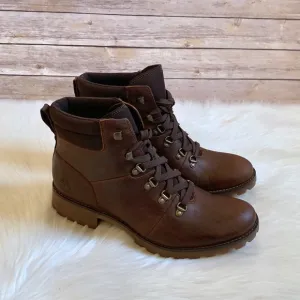 Timberland Brown Leather Ellendale Hiking Boots