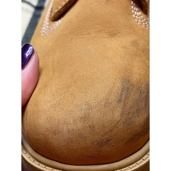 Timberland  Brown Leather Lace Up Waterproof Working Boots Junior Size 5